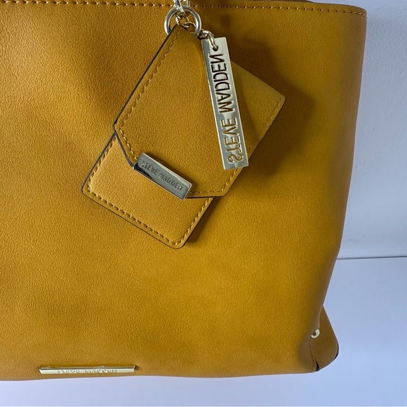 Steve Madden mustard-yellow Bdelta satchel nwt - Picture 2 of 16